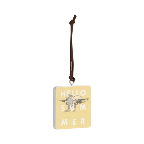 Hello Summer Ornament - Bone slide 