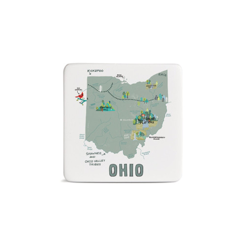 Ohio State Magnet - Bone slide 