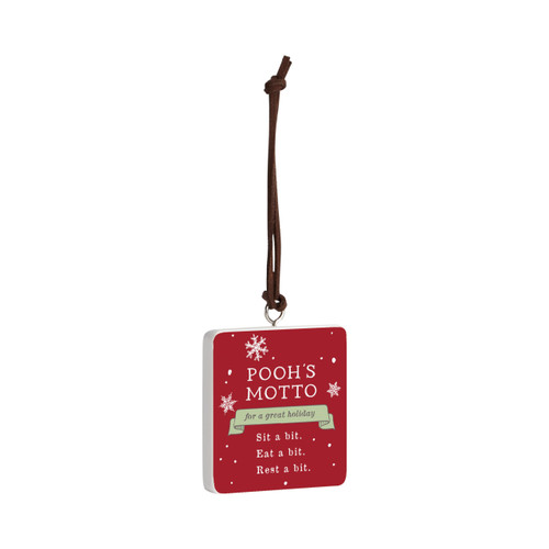 Motto For A Great Holiday Ornament - Bone slide 