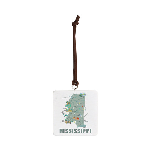 Mississippi State Ornament - Bone slide 