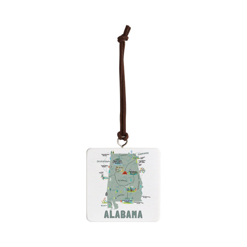 Alabama State Ornament - Bone slide