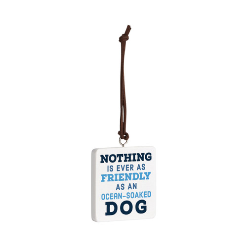 Ocean-Soaked Dog Ornament - Bone slide 