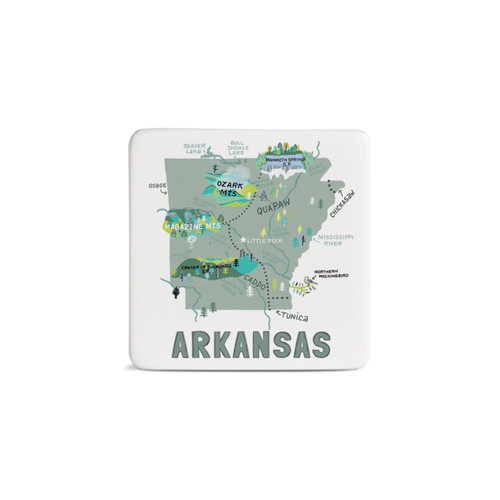 Arkansas State Magnet - Bone slide 