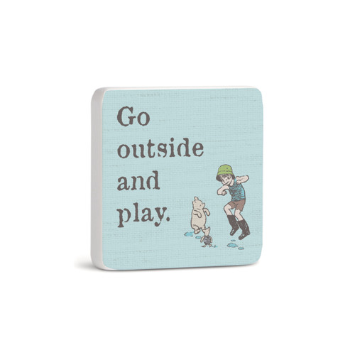 Go Outside Magnet - Bone slide 