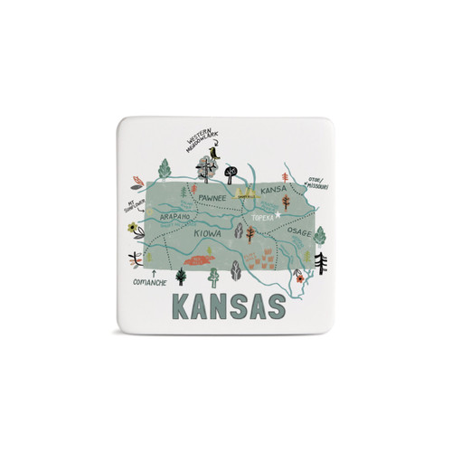 Kansas State Magnet - Bone slide 