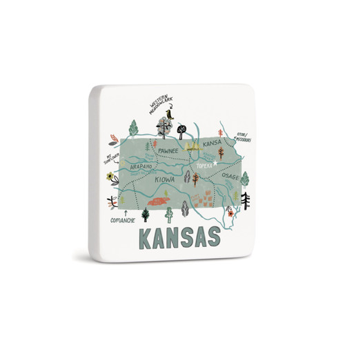Kansas State Magnet - Bone slide 