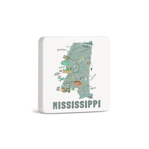Mississippi State Magnet - Bone slide 