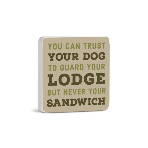 Trust Your Dog Magnet - Bone slide 
