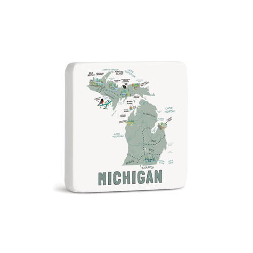 Michigan State Magnet - Bone slide 