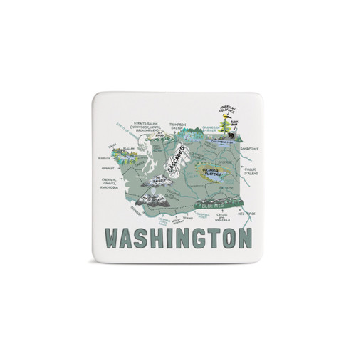 Washington State Magnet - Bone slide 