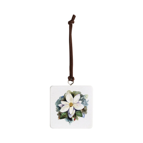 Magnolia Ornament - Bone slide 