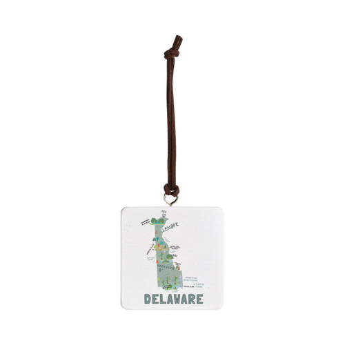 Delaware State Ornament - Bone slide 