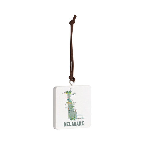 Delaware State Ornament - Bone slide 