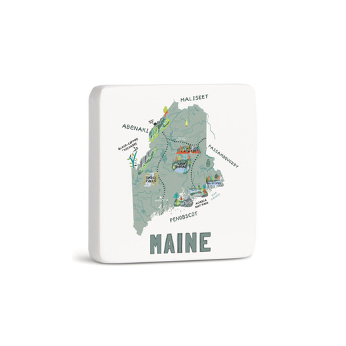 Maine State Magnet - Bone slide 