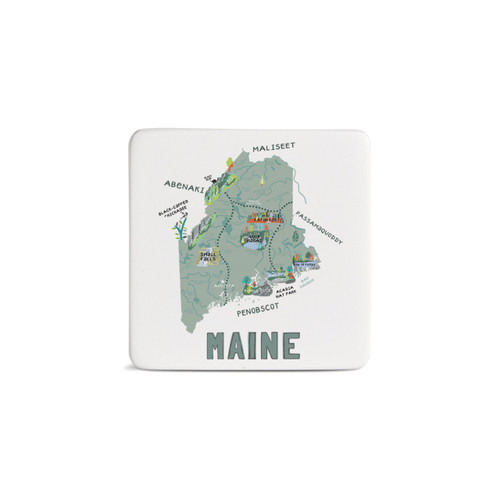 Maine State Magnet - Bone slide 