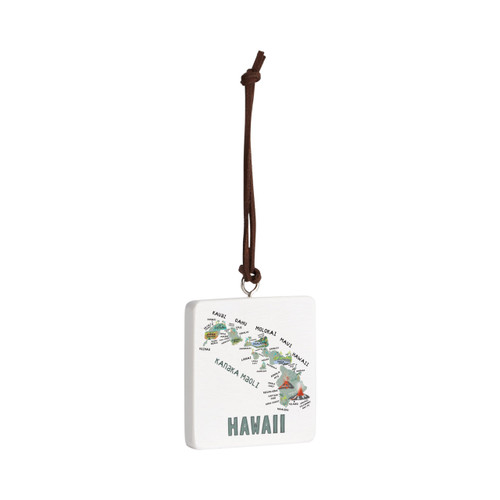 Hawaii State Ornament - Bone slide 