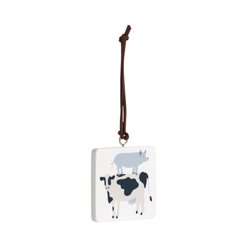 Farm Animals Ornament - Bone slide 
