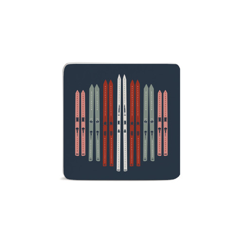 Skis Magnet - Bone slide 