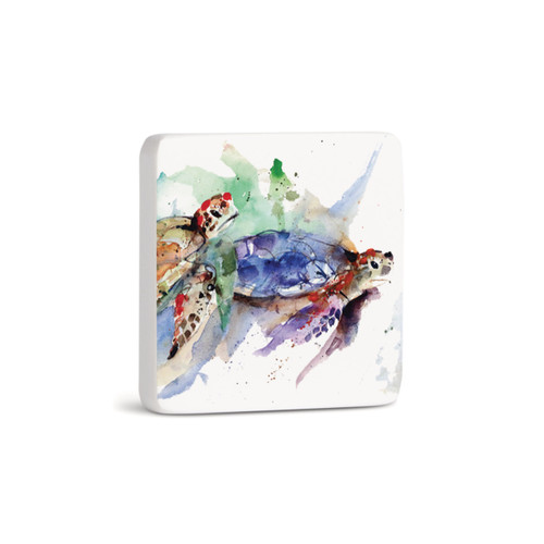 Sea Turtles Magnet - Bone slide 