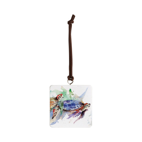Sea Turtles Ornament - Bone slide