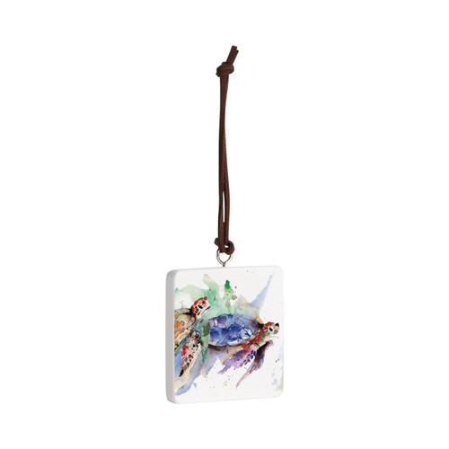 Sea Turtles Ornament - Bone slide