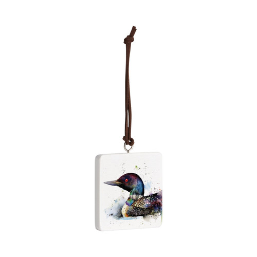 Loon Ornament - Bone slide 
