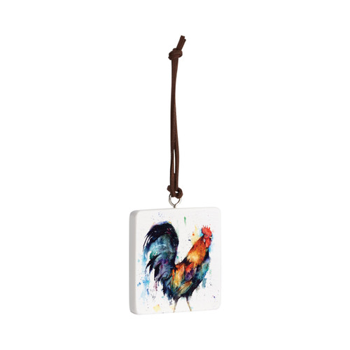 Rooster Ornament - Bone slide 