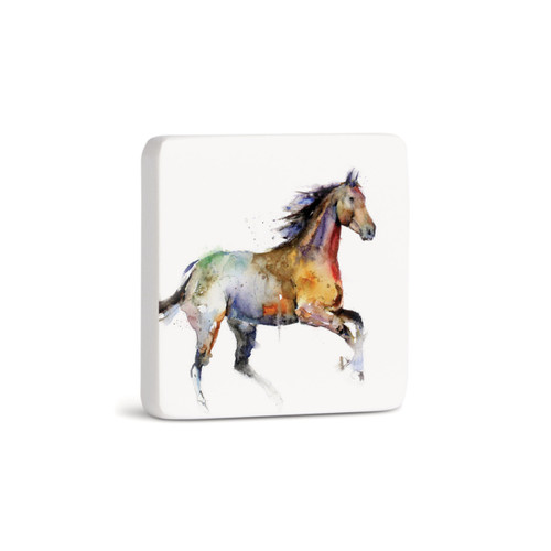 Running Horse Magnet - Bone slide