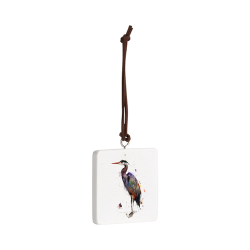 DC Heron Ornament - Bone slide 