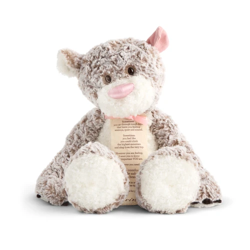 Pink Giving Bear 12in slide 