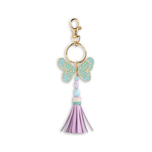 Elisabeth Hays Collection Blue Butterfly Bag Charm slide 