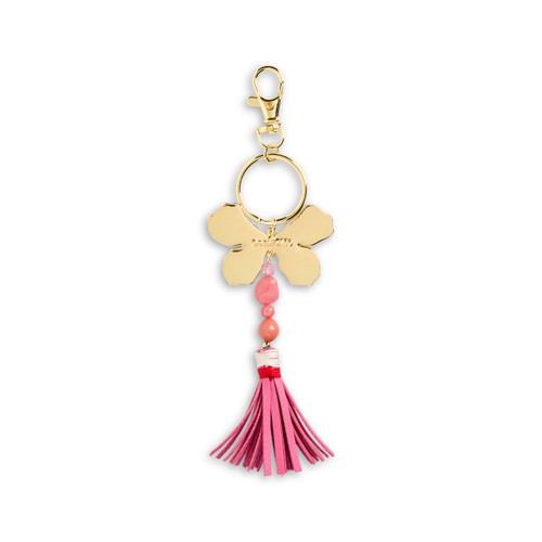 Butterfly Pink Bag Charm - 54 x 35mm slide 