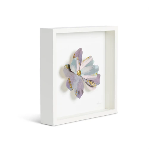 Purple Flower Wall Art - 10in slide 