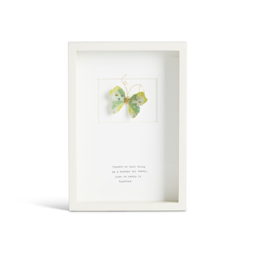 Hope Butterfly Quote Wall Art - 10x7in slide 