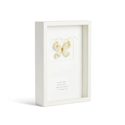 Remembrance Butterfly Quote Wall Art - 10x7in slide 