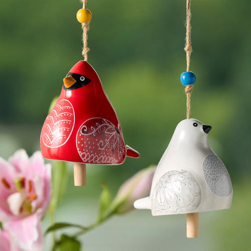 Cardinal Bird Song Mini Bell - 3x4in slide 