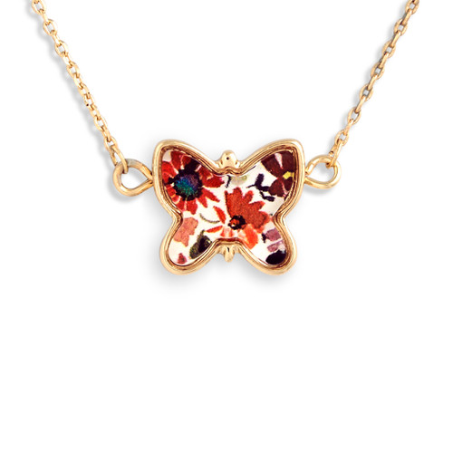 Love Always Artful Butterfly Necklace -16in(+2in extender) slide 
