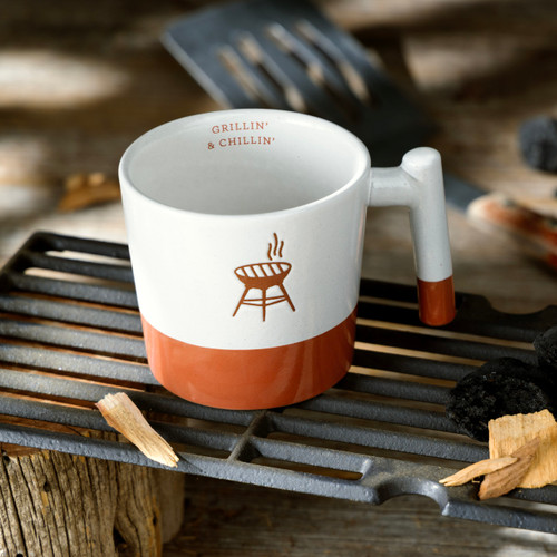 Grillin' & Chillin' Men's Mug - 14oz. slide 