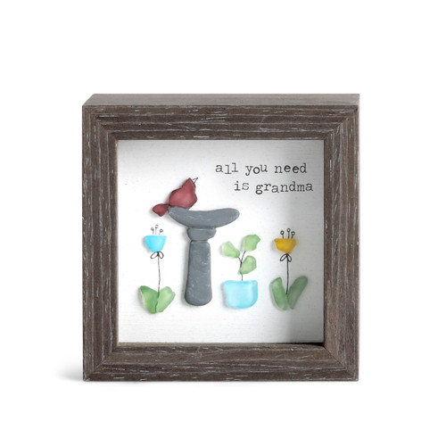 All You Need is Grandma Shadow Box - 4in slide 