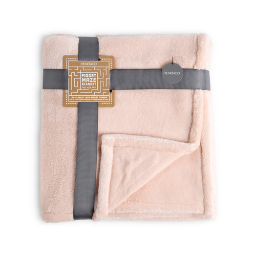 Pink Find Your Path Fidget Blanket - 36x48in slide 