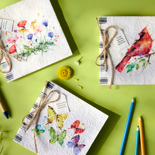 Cardinal Paper Mache Journal - 6.5in slide 