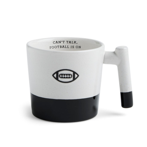 Football is On Men's Mug - 14oz. slide 