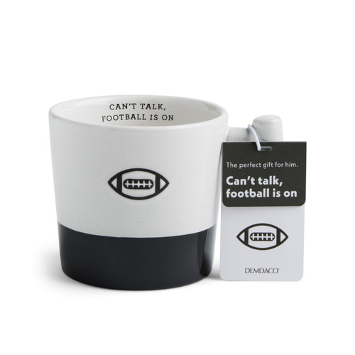 Football is On Men's Mug - 14oz. slide 