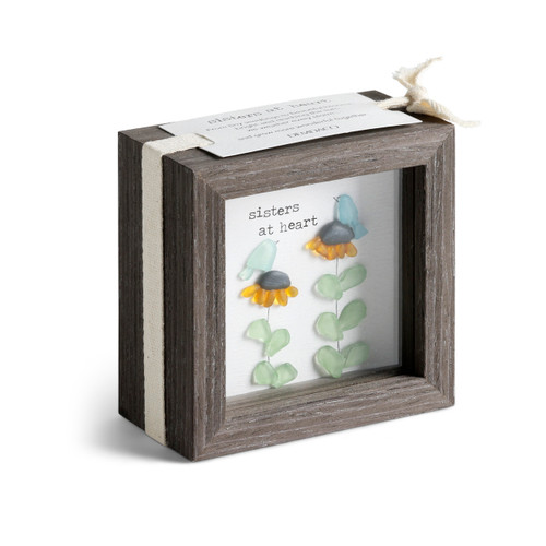Sisters At Heart Shadow Box - 4in slide 