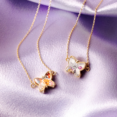 Dream Big Artful Butterfly Necklace - 16in(+2in extender) slide 