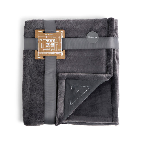 Gray Find Your Path Fidget Blanket - 36x48in slide 