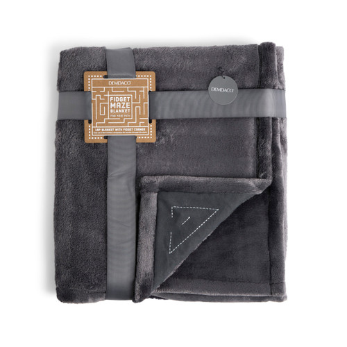 Gray Find Your Path Fidget Blanket - 36x48in slide 