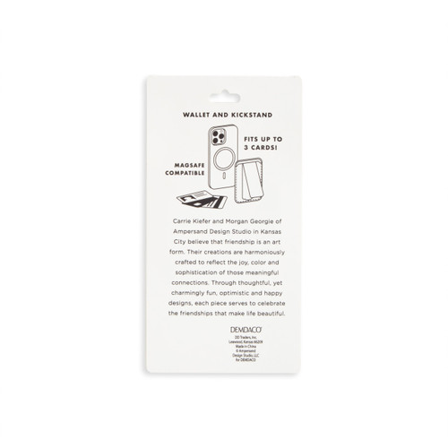 Boldy Striped Green Mag Wallet 2.5" x 3.5" by Ampersand Design Studio slide 