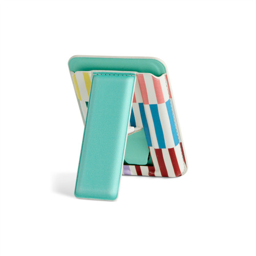 Boldy Striped Green Mag Wallet 2.5" x 3.5" by Ampersand Design Studio slide 