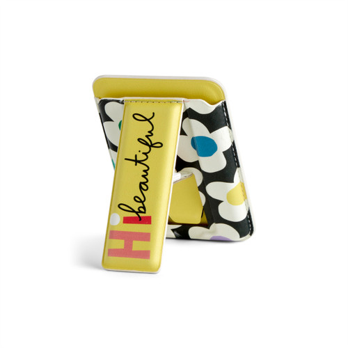 Hi Beautiful Yellow Mag Wallet 2.5" x 3.5" by Ampersand Design Studio slide 